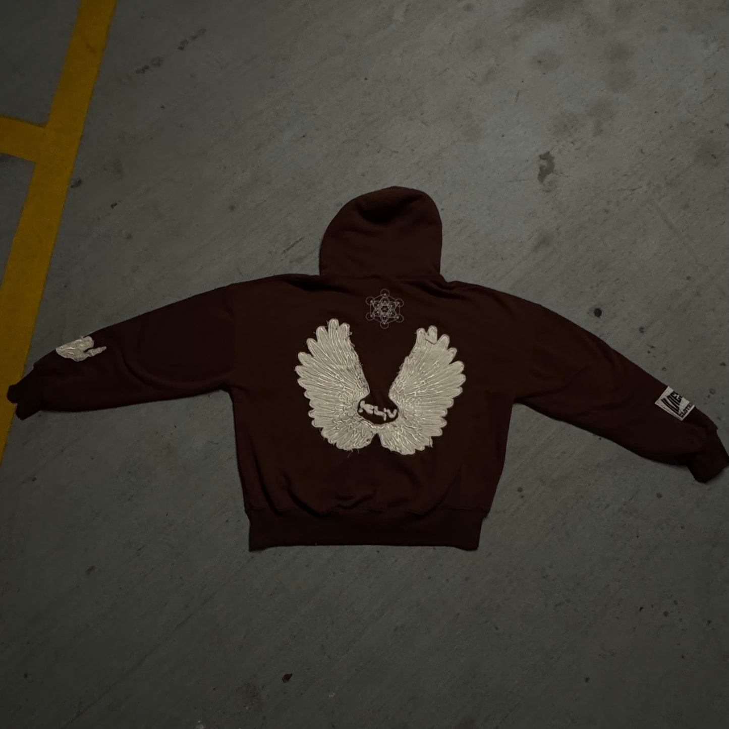 Zip Up Hoodie - "Dark Chocolate"