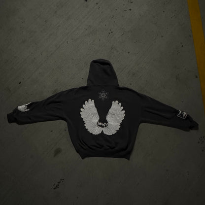 Zip Up Hoodie - Charcoal Grey